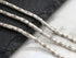 20 of Karen Hill Tribe Silver Imprinted Bamboo Beads, 3x7mm, (TH-8010)